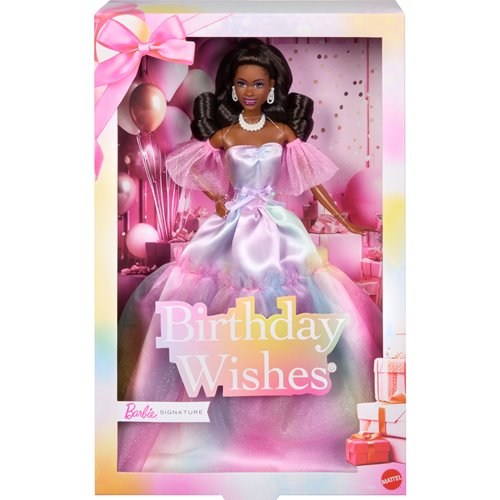 Barbie Birthday Wishes Doll with Black Hair