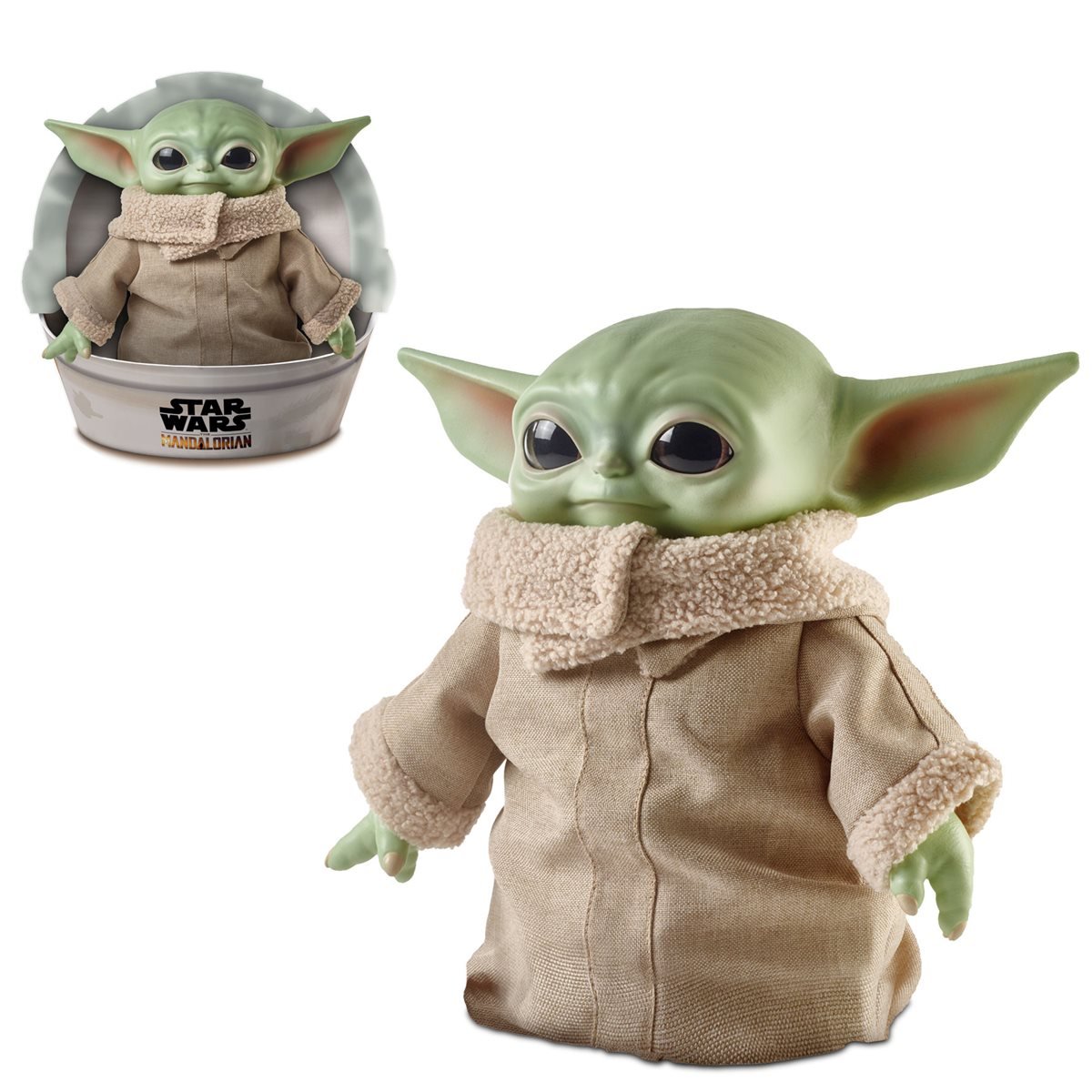 The Mandalorian Force Awakens Master Baby Yoda Plush Toy Stuffed Doll 7/'/' Figure