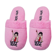 Betty Boop Pink Leg Kick Slippers