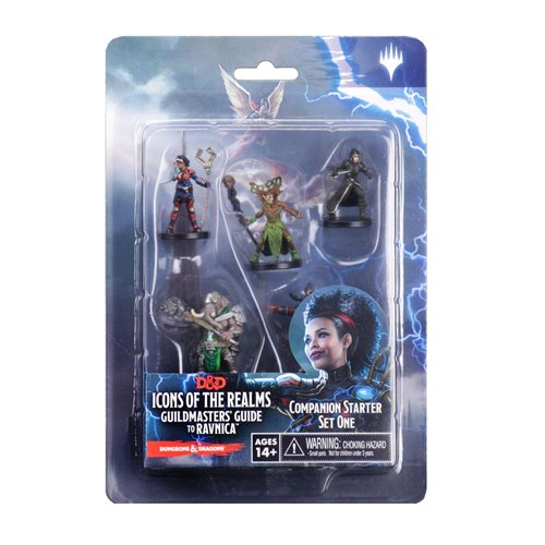 Dungeons & Dragons Icons of the Realms: Guildmasters' Guide to Ravnica Companion Starter One Mini-Fi