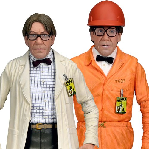Teenage Mutant Ninja Turtles 2: Secret of the Ooze Lab Coat and Hazmat Suit Professor Perry 7-Inch Figure 2-Pack
