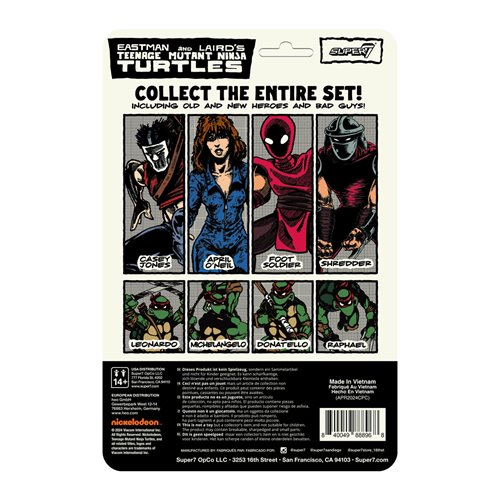 Teenage Mutant Ninja Turtles Foot Soldier (Comic Color) 3 3/4-Inch ReAction Figure