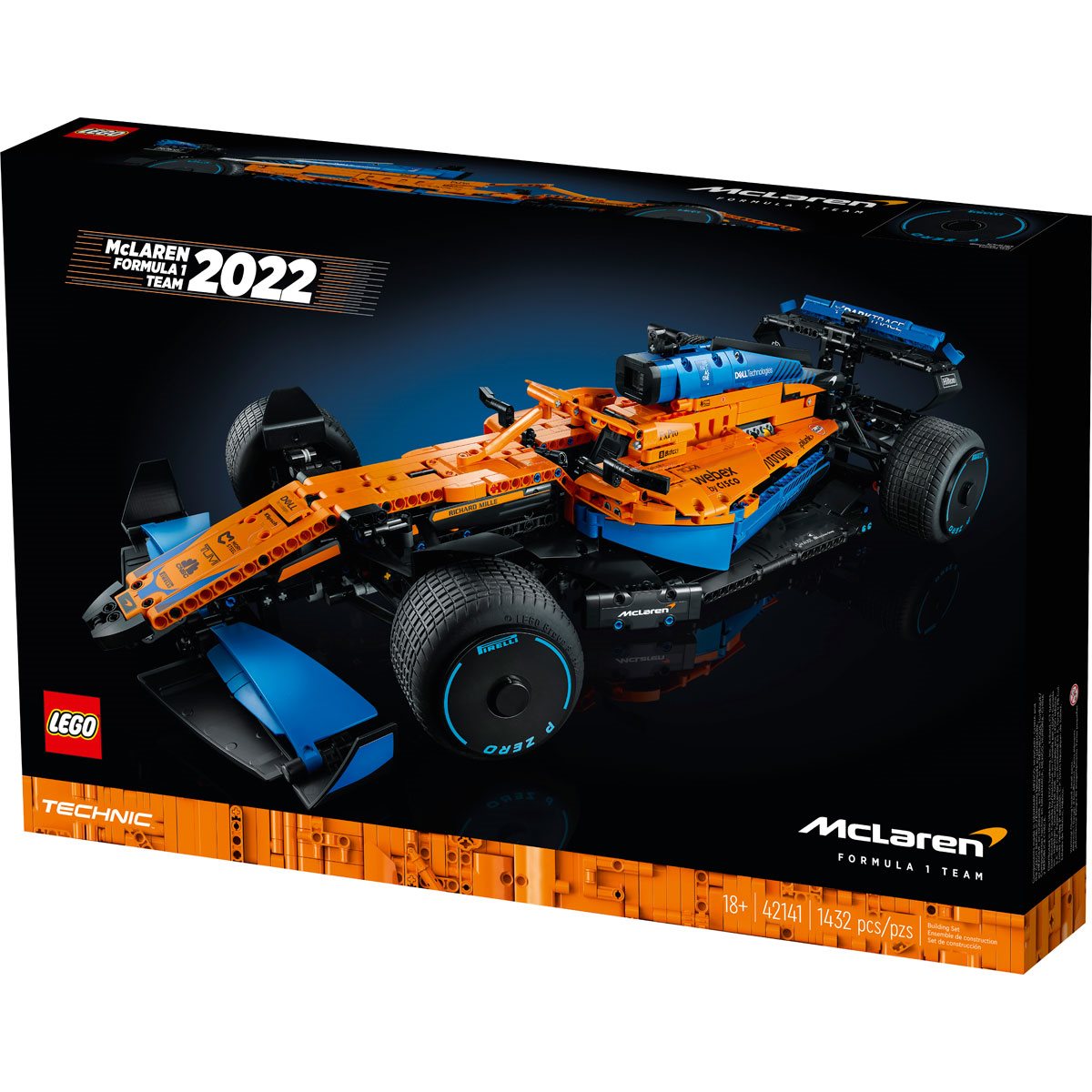 LEGO 42141 Technic La Voiture De Course McLaren Formula 1 2022, Modele