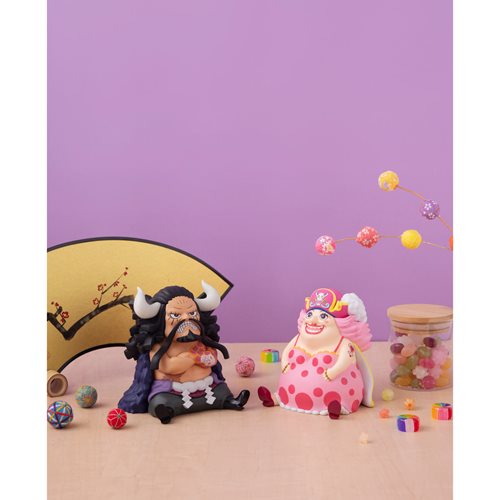 One Piece Kaido the Beast & Big Mom Lookup Series Statue Set with Gift