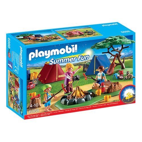Playmobil 6888 Camp Site with LED Fire