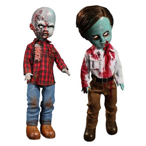 Mezco Living Dead Dolls Dawn of the Dead Plaid Shirt Zombie 10-Inch Doll 