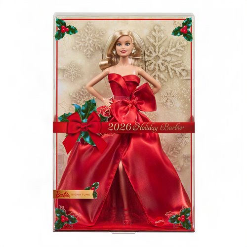 Barbie 2026 Holiday Barbie Doll with Blonde Hair