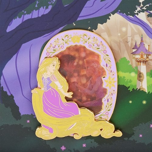 Tangled Princess Rapunzel Lenticular 3-Inch Collector Box Pin