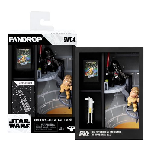 Star Wars Luke Skywalker Vs Darth Vader Fandrop Figure Diorama