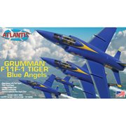Grumman F11F-1 Tiger Blue Angels 1:55 Scale Plastic Model Kit
