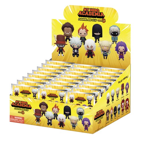 My Hero Academia Series 10 3D Foam Bag Clip Random 6-Pack