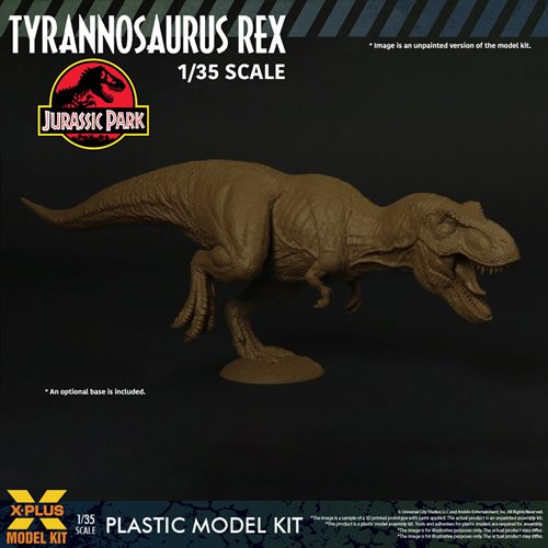 Jurassic Park Tyrannosaurus Rex 1:35 Scale Plastic Model Kit - Reissue