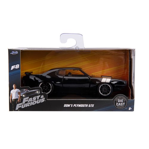 Fast and the Furious 8 Dom's Plymouth GTX 1:32 Scale Die-Cast Metal Vehicle