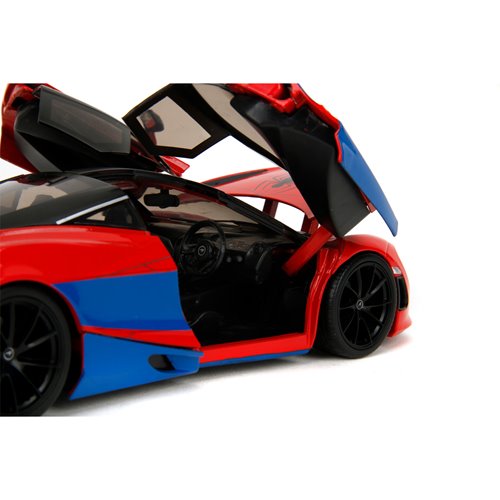 Hollywood Rides Marvel Spider-Man McLaren 720S 1:24 Scale Die-Cast Metal Vehicle with Spider-Man Fig