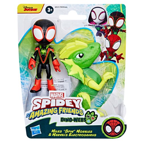 Spidey and His Amazing Friends Dino Webs Figures Wave 1 Case of 4