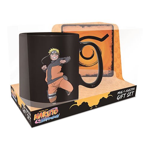 Naruto Shippuden Naruto Clone Jutsu Magic Mug and Coaster Gift Set