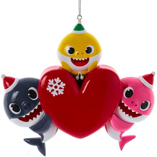 Baby Shark Ollie and Family Personalization 4-Inch Ornament
