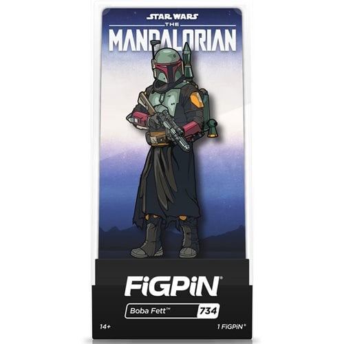 Star Wars: The Mandalorian Boba Fett FiGPiN Classic Enamel Pin