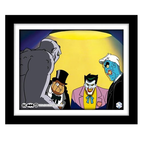 Batman: The Animated Series Almost Got 'Im #1011 Animation Cel Framed Art Print