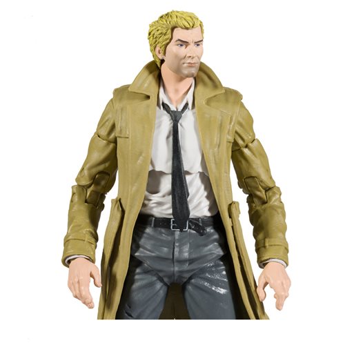 Black Adam John Constantine Page Punchers 7-Inch Scale Action Figure with Black Adam Comic Book