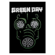 Green Day Gas Mask Fabric Poster Wall Hanging