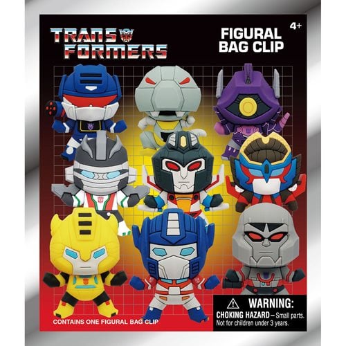 Transformers Figural Bag Clip Random 6-Pack