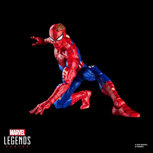 Spider-Man Marvel Legends Magic: The Gathering Battle-Damaged Spider-Man 6-Inch Action Figure and Ca