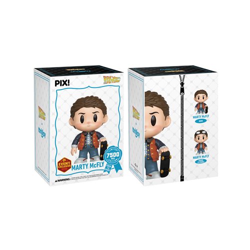 Back to the Future Marty McFly with Skateboard Pix! Vinyl Figure