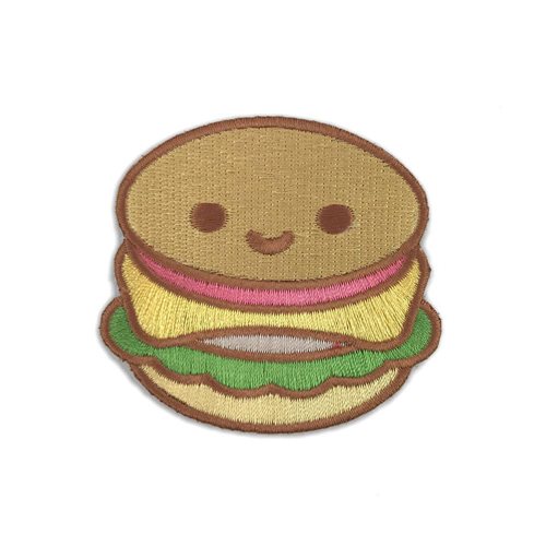 Burger Sticker Patch