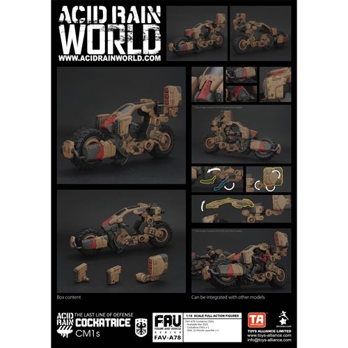 Acid Rain Cockatrice CM1s 1:18 Scale Vehicle
