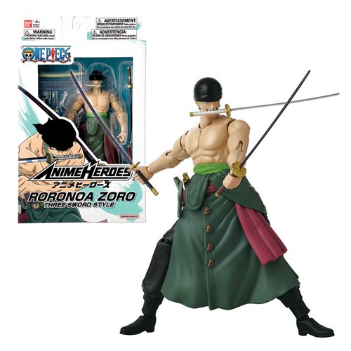 One Piece Anime Heroes Action Figure Wave 1 Case of 6