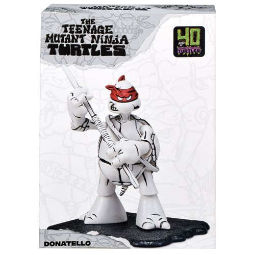 Teenage Mutant Ninja Turtles Donatello Black and White Original Sketch Action Figure - Previews Excl