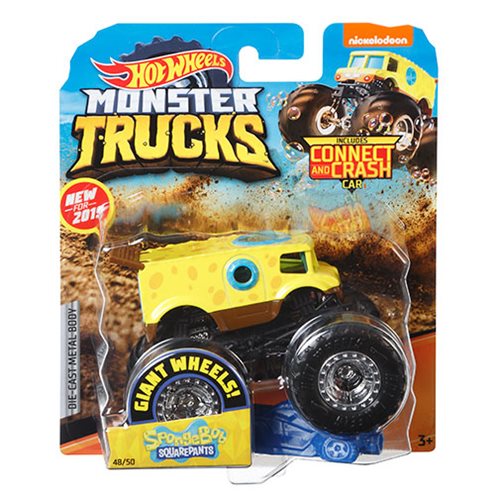 hot wheels monster truck spongebob