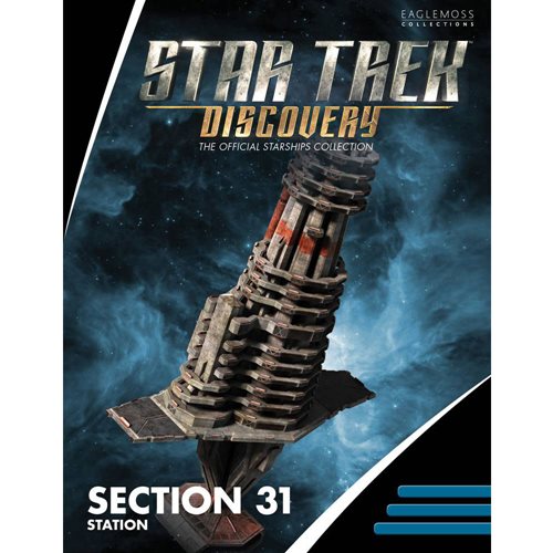 Star Trek Discovery Starships Collection Section 31 Headquarters with Collector Magazine