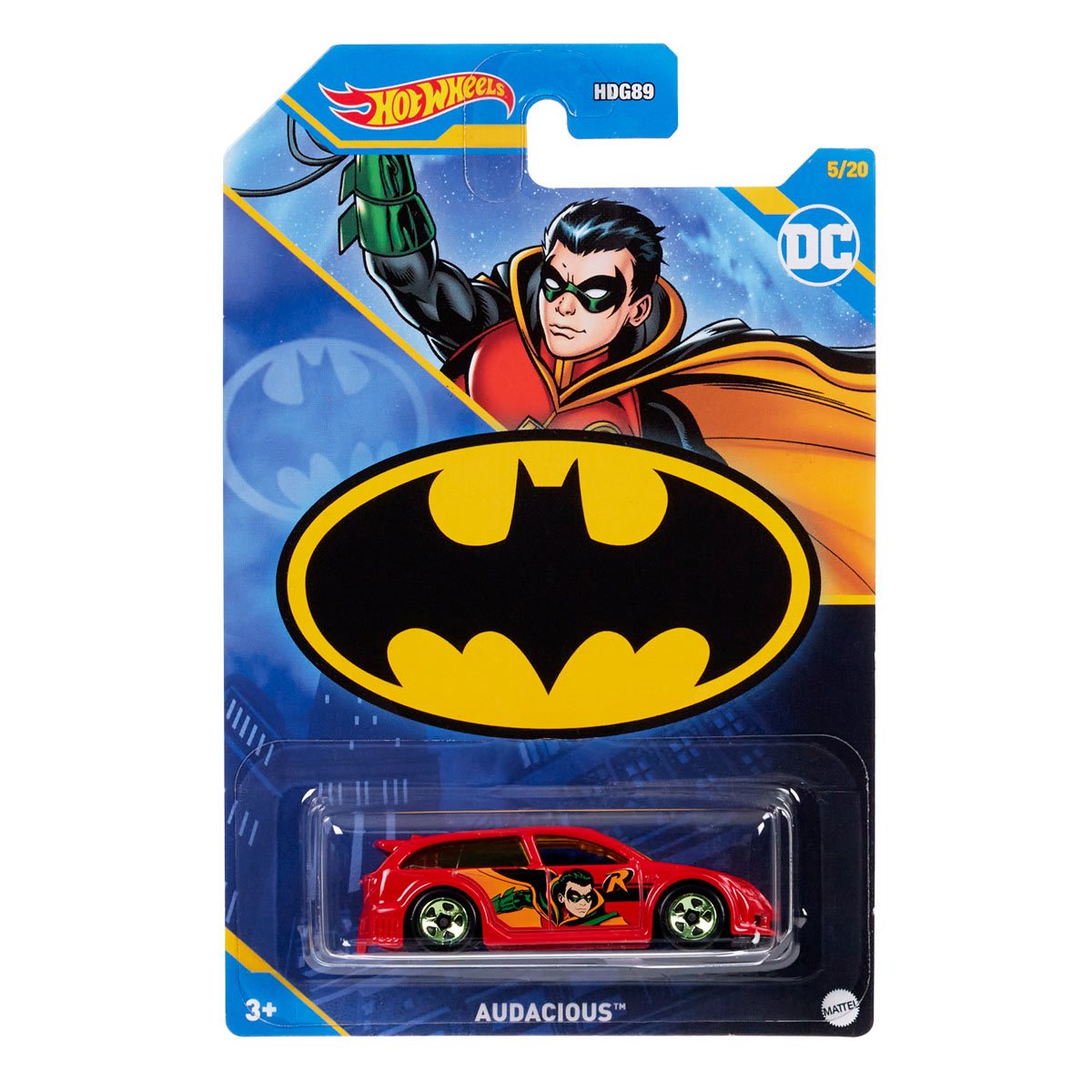  Hot Wheels Batman 5-Pack, Set of 5 Batman-Themed Toy