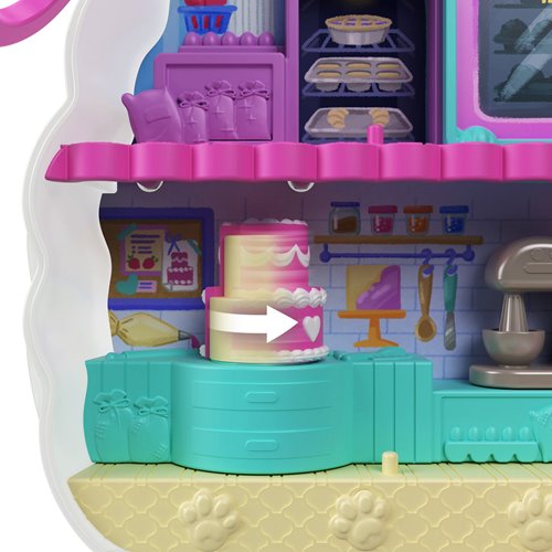 Polly Pocket Kitty Cake Compact Playset