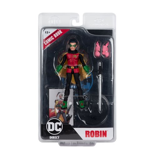 DC Page Punchers Wave 6 Robin Damian Wayne Batman: Reborn 7-Inch Scale Action Figure with Comic Book