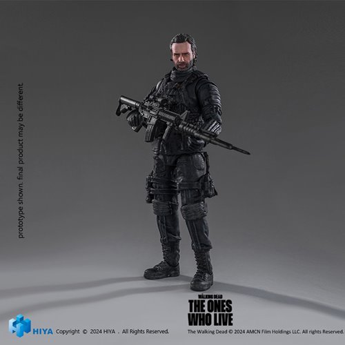The Walking Dead Ones Who Lived Rick Grimes Exquisite Mini 1:18 Scale Action Figure - Previews Exclu