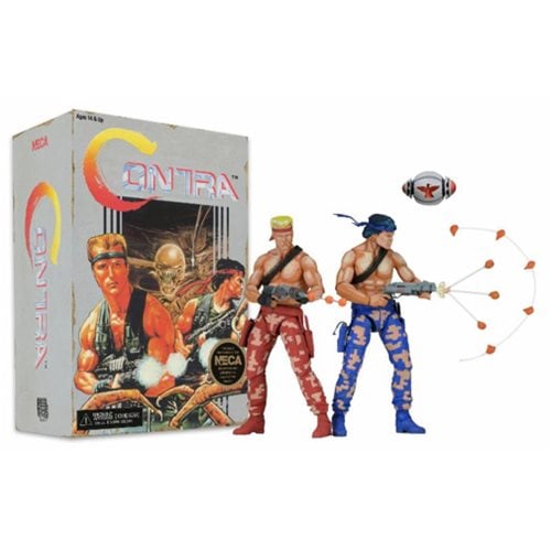 Contra Bill and Lance Video Game Appearance Action Figure 2-Pack