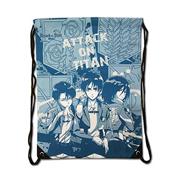 Attack on Titan Group Emblem Drawstring Bag
