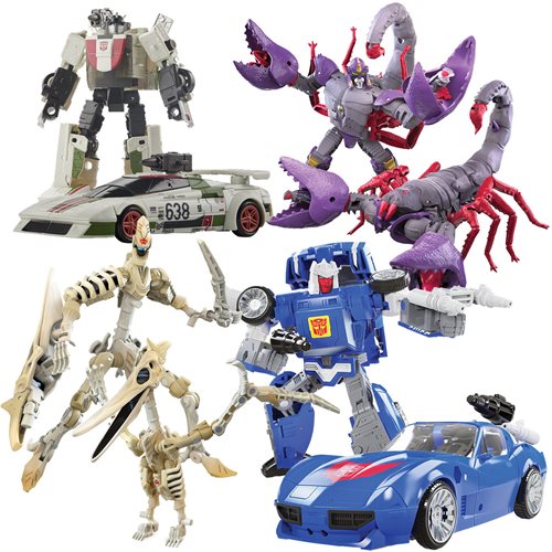Transformers Generations Kingdom Deluxe Wave 3 Set of 4
