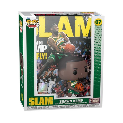 NBA SLAM Shawn Kemp Pop! Cover Figure with Case