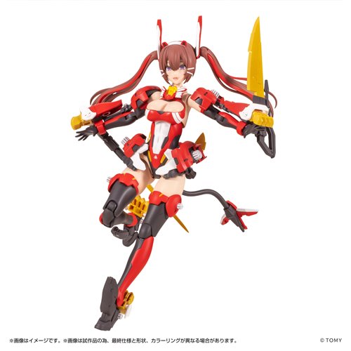 Zoids x Metamor Verse MV-01A Ao Kiriyama & Blade Liger Dress Code Scarlet 1:10 Scale Model Kit