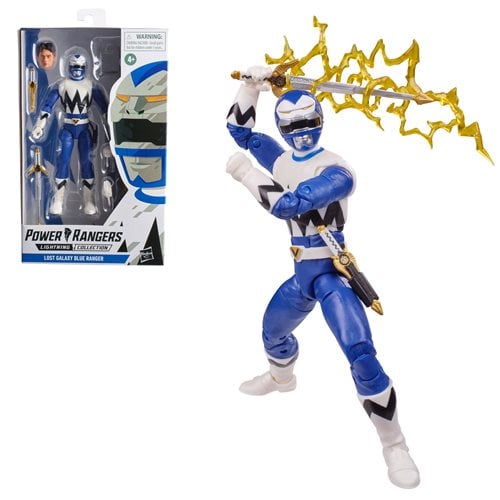 Power Rangers Lightning Collection Lost Galaxy Blue Ranger 6-Inch Action Figure