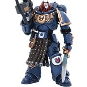 Joy Toy Warhammer 40,000 Ultramarines Intercessor Veteran Sergeant Brother Aeontas 1:18 Scale Action Figure, Not Mint