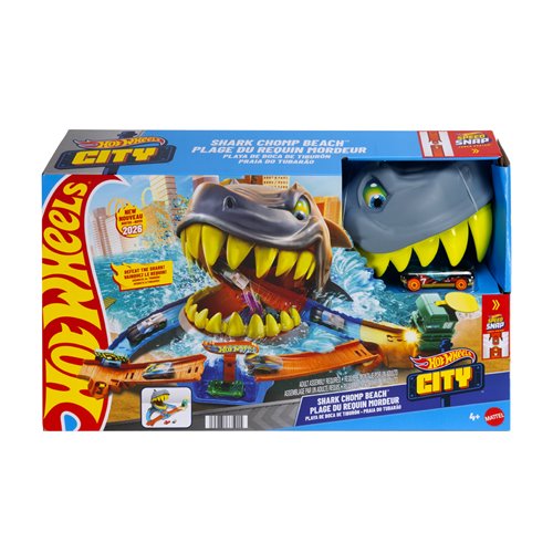 Hot Wheels City Shark Beach Battle Playset