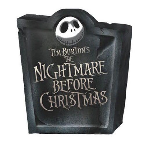 Nightmare Before Christmas Movie Logo Tombstone Bank