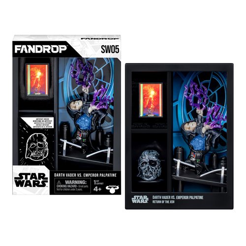 Star Wars Darth Vader Vs Emperor Palpatine Fandrop Figure Diorama