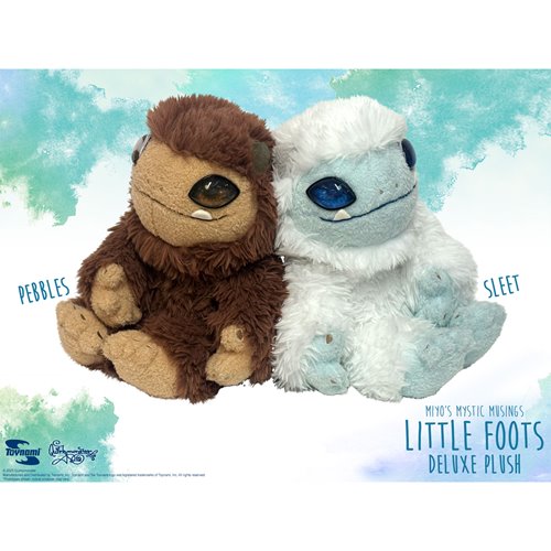 Miyo's Mystic Musings Little Foots Deluxe Yeti Plush Set of 2