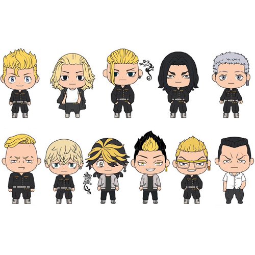 Tokyo Revengers Series 2 3D Foam Bag Clip Random 6-Pack
